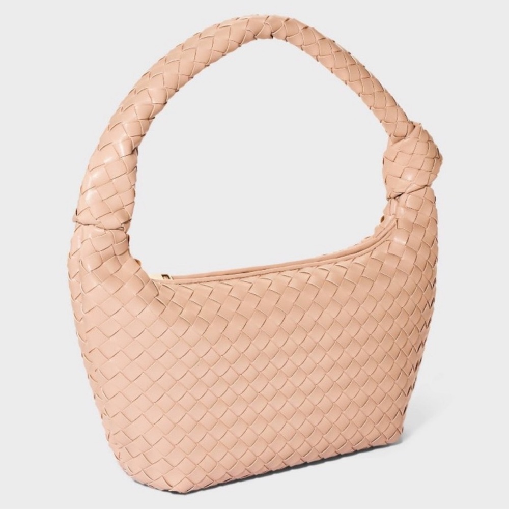 Women’s A New Day Tan Woven Shoulder Bag - Picture 4 of 9